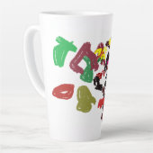 Vos mooie herfst latte mok (Linkerhoek)