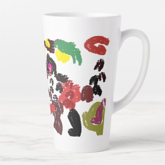 Vos mooie herfst latte mok (Rechts)