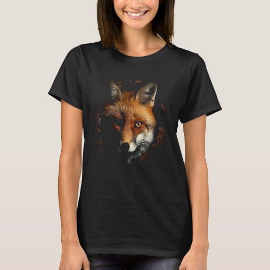 Vos Muur Dier Vos T-shirt (Voorkant)