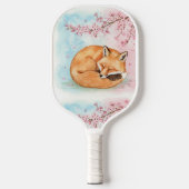Vos onder Cherry Blossom Pickleball Paddle (Voorkant)