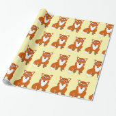 Vos ontwerp elke achtergrondkleur cadeaupapier (Uitgerold)