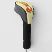 Vos ontwerp golfheadcover (Schuin)