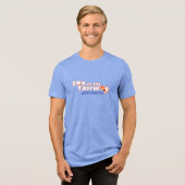 Vos op de fairway - Heren - Blauwe shirt (Voorkant volledig)