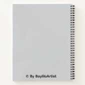 🦊 Vos op de rots Spiraal Notebook Notitieboek (Achterkant)