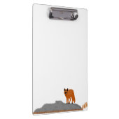 🦊 Vos op een rots Klembord (Rechts)
