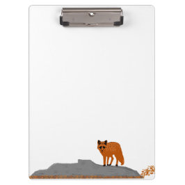 🦊 Vos op een rots Klembord