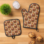 Vos Ovenwant & Pannenlap Set (Top down)