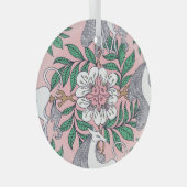 Vos Patroon: Whimsical Naadloos Glas Ornament (Voorkant Rechts)