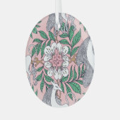 Vos Patroon: Whimsical Naadloos Glas Ornament (Voorkant links)