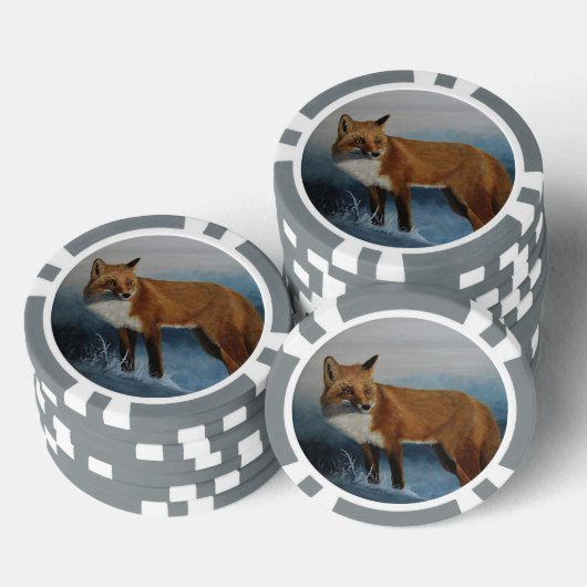 Vos Poker Chip (Opstapeling)