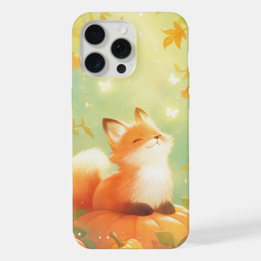 Vos Pompoen Baars iPhone Hoesje (Achterkant)