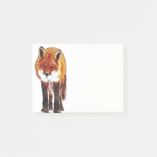 vos post it notes, foxy notebook, fox cub post-it® notes (Voorkant)