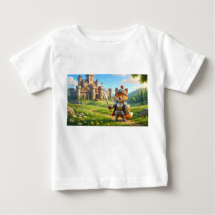 Vos Ridder Kasteel Kinderen Cartoon T-Shirt