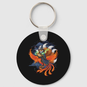 Vos Ridder Phoenix Anime Ukiyo-e Mythologie Japans Sleutelhanger