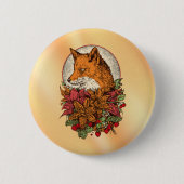 Vos Ronde Button 5,7 Cm (Voorkant)