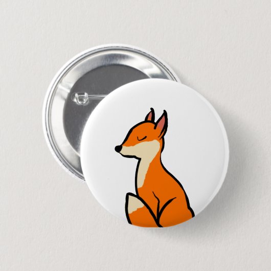 vos ronde button 5,7 cm (Voorkant /achterkant)
