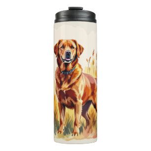 Vos Rood Labrador Retriever Hond Thermosbeker