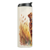 Vos Rood Labrador Retriever Hond Thermosbeker (Gedraaid links)
