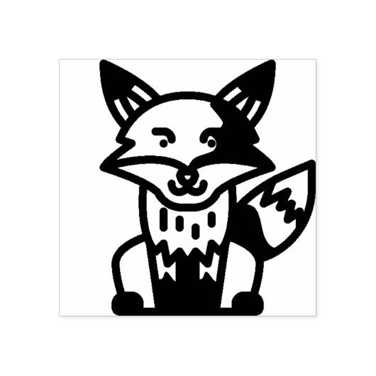 vos rubberstempel (Afrduk)