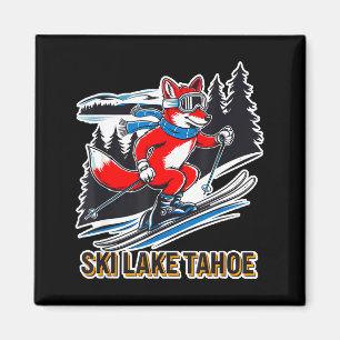 Vos skiën alpineski-avontuur Lake Tahoe Magneet
