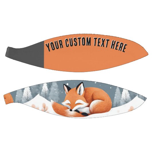 Vos slaapt in de Natuur van het Sneeuwwinter Wildl Basketbal (Panelen)