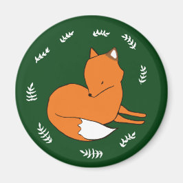 Vos standaard, 5,7 cm ronde magneet