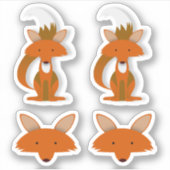 Vos Sticker (Voorkant)