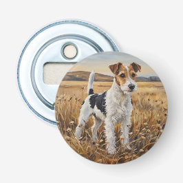 Vos Terrier Button Flesopener