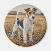 Vos Terrier Magneet (Voorkant)