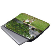 Vos Terrier Springt in een Boom, Laptop Sleeve (Voorkant onderkant)