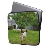 Vos Terrier Springt in een Boom, Laptop Sleeve (Voorkant Links)