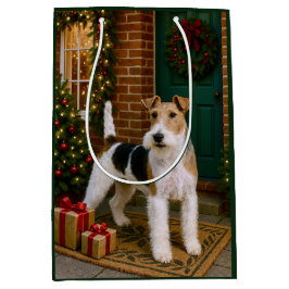 Vos Terrier Vakantie Medium Cadeauzakje