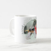 Vos Terrier Winter Koffiemok (Voorkant links)