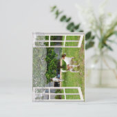 Vos Terriërs die de tuin verkennen, Briefkaart (Staand voorkant)