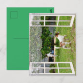 Vos Terriërs die de tuin verkennen, Briefkaart (Voorkant / Achterkant)