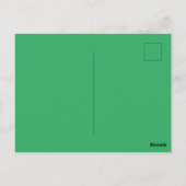 Vos Terriërs die de tuin verkennen, Briefkaart (Achterkant)