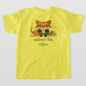 Vos terug naar school t-shirt (Laag Achter)