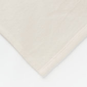 Vos, uil, boom, naadloos. fleece deken (Hoek)