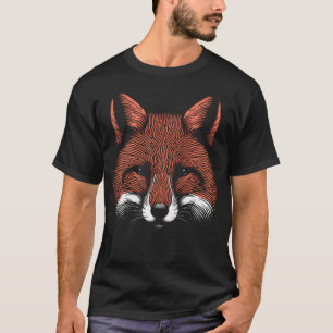 Vos Vingerafdruk Wildlife - Forest Animal Fox T-shirt