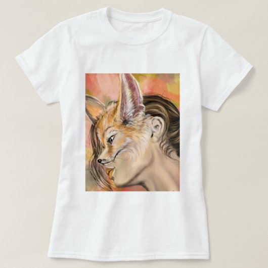 Vos Vrouw T-Shirt (Design voorkant)