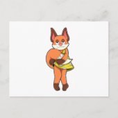 Vos Vrouwelijk met Rok Briefkaart (Voorkant)