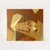 vos wandkleed (Voorkant (horizontaal))