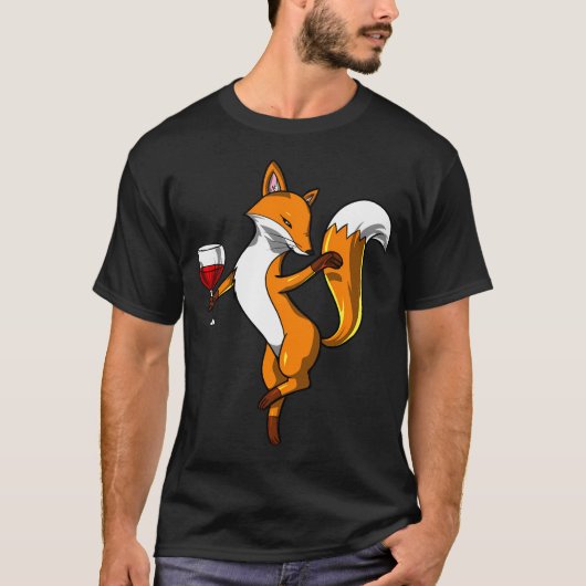 Vos Wijn Feest T-shirt (Voorkant)