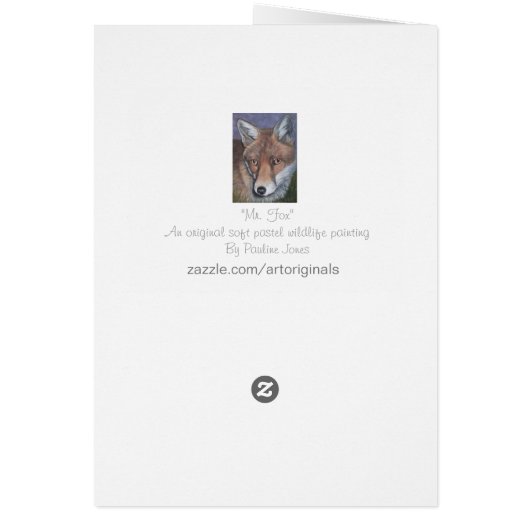 vos wildlife - afbeelding houdt het lijden van die (Achterkant)