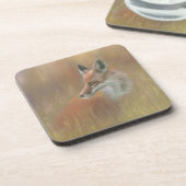 Vos wildlife coaster set bier onderzetter (Linkerzijde)