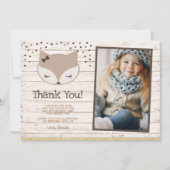 Vos, Wonderland Dankkaartjes met foto Kaart (Voorkant)