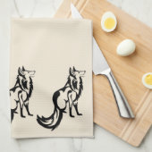 vosbruin theedoek (Quarter Fold)