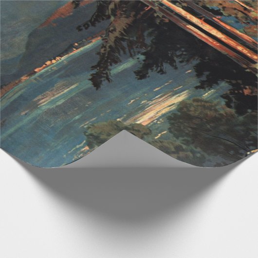 Vosges Mountain Forest Frankrijk Reis Cadeaupapier (Hoek)