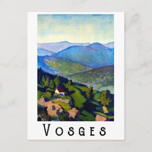 Vosgesgebergte, Frankrijk Briefkaart (Voorkant)
