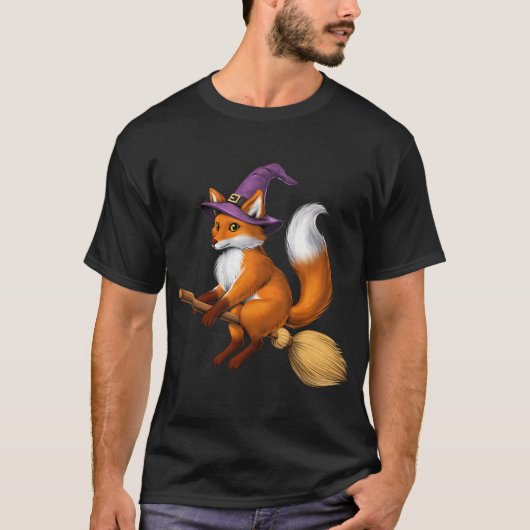 Voshehexenrijdendebezem T-shirt (Voorkant)